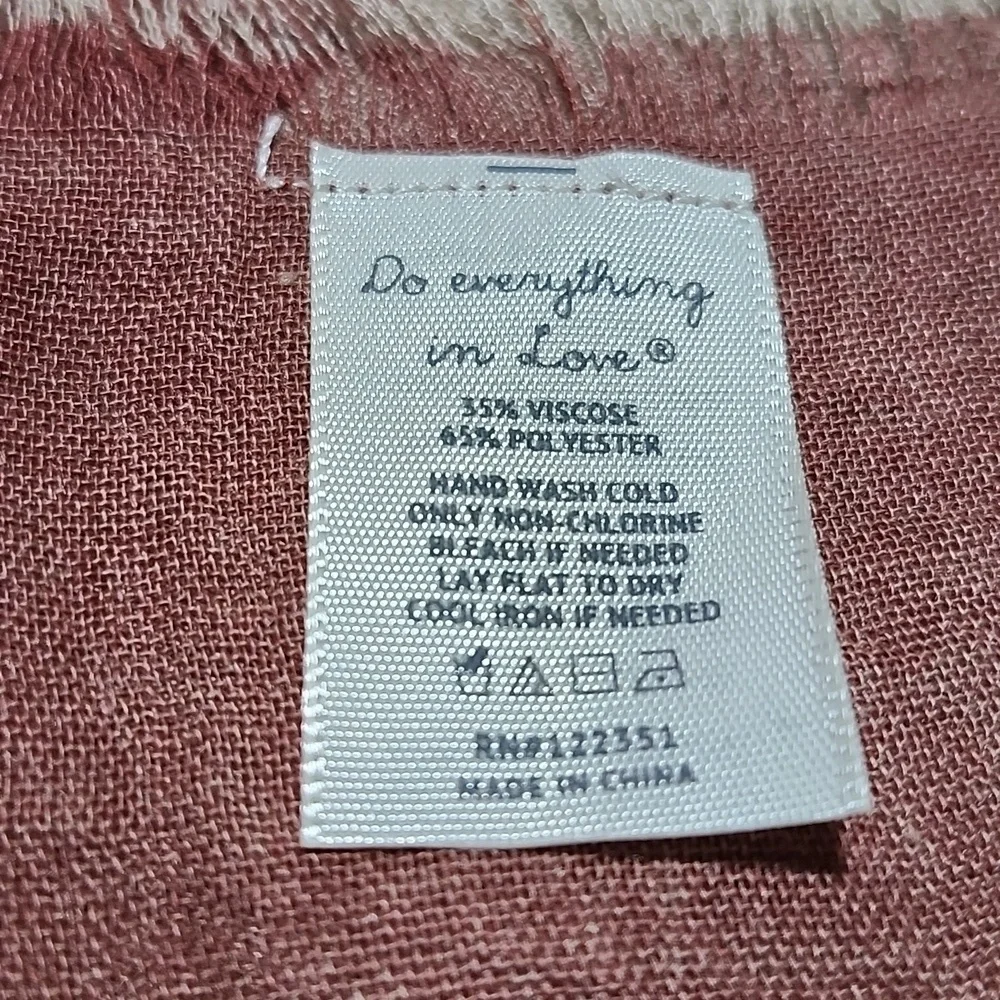 DO EVERYTHING IN LOVE EXTRA LARGE AMERICAN FLAG SCARF SHAWL STARS & STRIPES